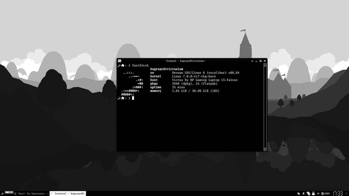 bot_unixporn's tweet image. [XFCE] Devuan with Sysvinit and xfce :3
Link: redd.it/1sgryjx

#unixporn #linux #screenshot