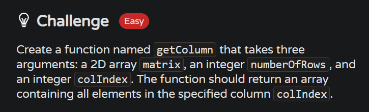 MoniTechCodes's tweet photo. #30NitesOfCode Day 60
→ Extracted a column from a 2D array
→ Practiced indexing in nested arrays
→ Strengthened understanding of matrix traversal
#100DaysOfCode #JavaScript #CodingChallenge #WebDev
https://t.co/LOBrurcli4 https://t.co/5kPeX5hfos