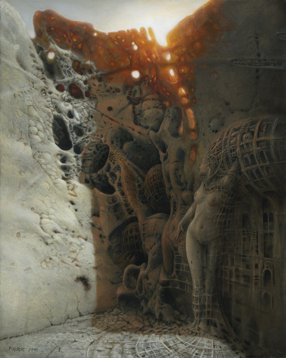 gricp's tweet image. "Inorganic Muse", 2010
Acrylic on fiberboard
40 x 32 cm / 15.75 x 12.6 in

#originalpainting #originalart #originalartwork #surrealart #gric #petergric