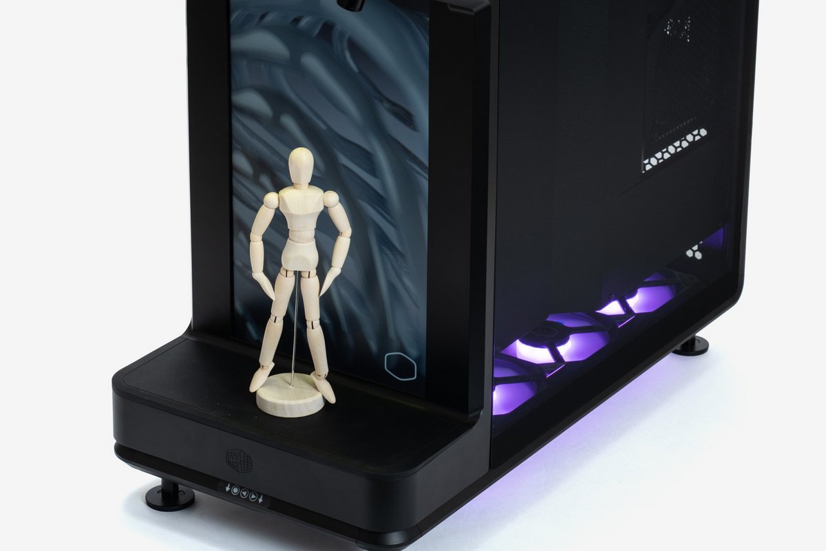 watch_akiba's tweet image. プラモもフィギュアも“PCケース”に飾ろうぜ！Cooler Master「MasterFrame 360 Series… akiba-pc.watch.impress.co.jp/docs/topic/spe… #Sponsored #自作PC #CoolerMaster