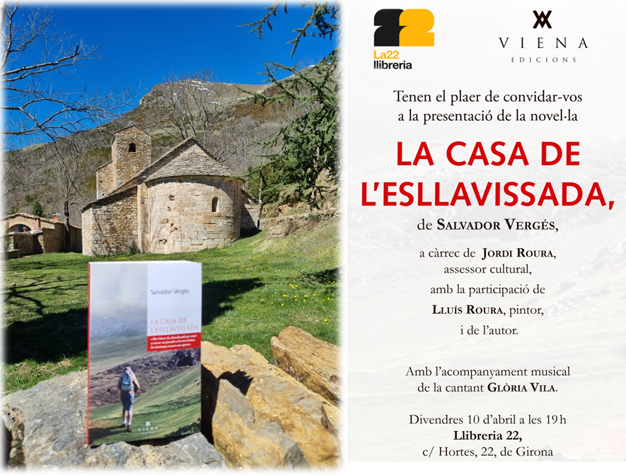 VergesCubi's tweet photo. Aquest divendres, presentem a Girona «La Casa de l’Esllavissada». Si us ve de gust acompanyar-nos-hi, parlarem del món rural d l’alta muntanya i d les dones més intel·ligents, anomenades bruixes. Ens farà molta il·lusió poder-nos retrobar i escoltar les cançons de Glòria Vila. https://t.co/L101itkBNI
