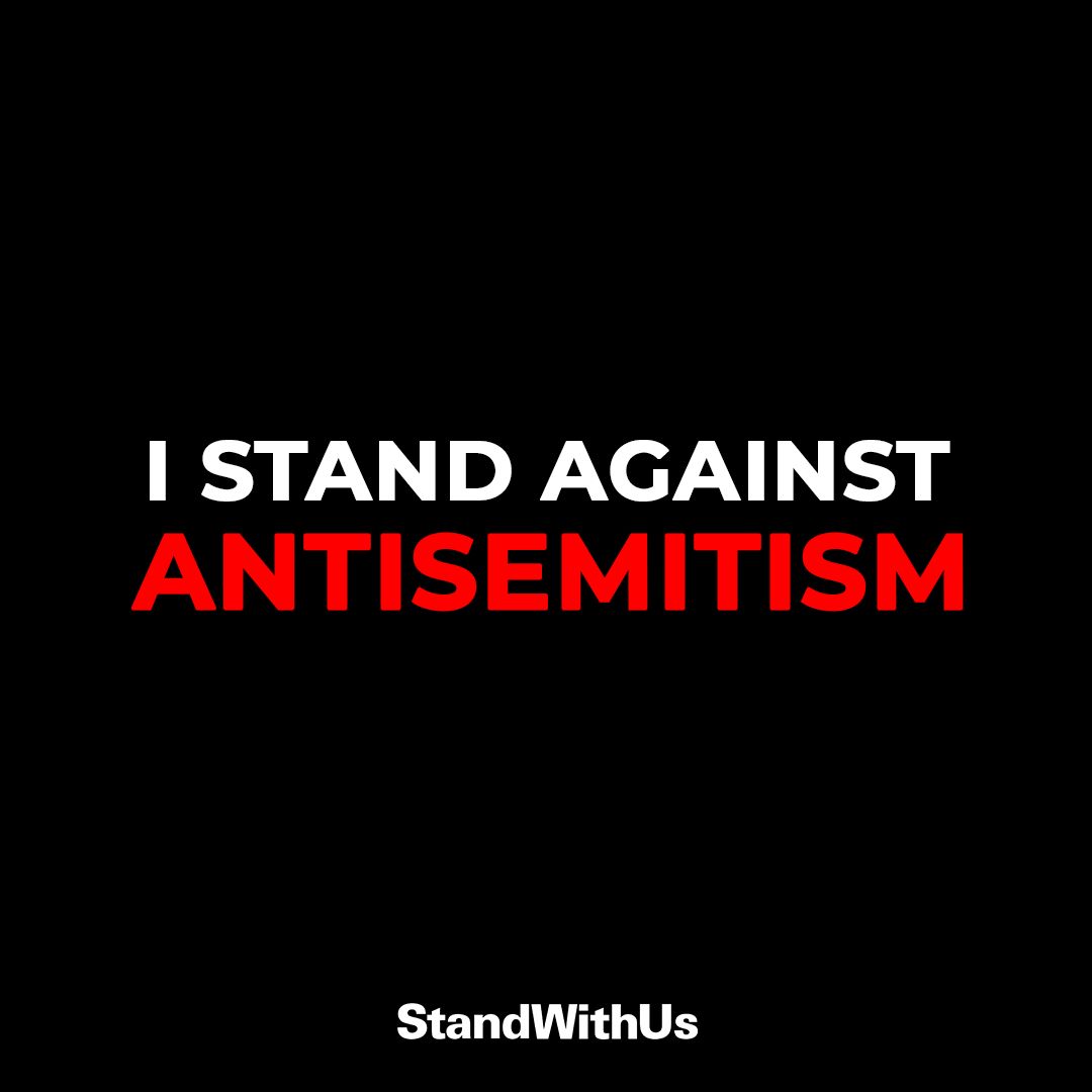 StandWithUs's tweet photo. SHARE if you stand against Antisemitism, especially as Jewish communities and individuals around the world face a massive wave of anti-Jewish bigotry. https://t.co/QlelkeMGBW