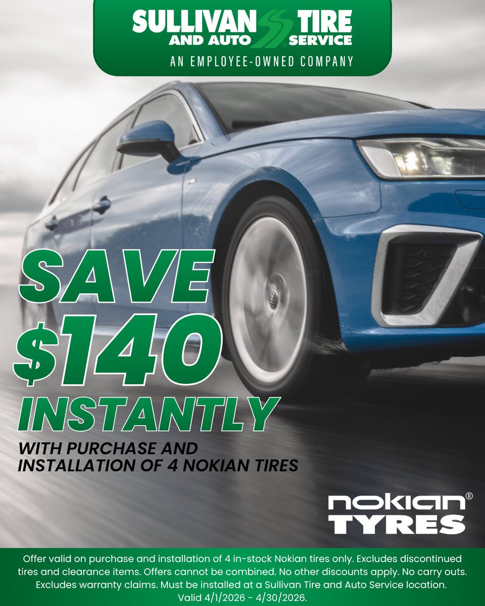 Sullivan Tire and Auto Service tweet media