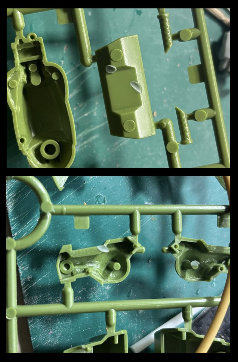 1/144 ハイザックのビニールチューブも少しプラを浸食するみたいです🥹
#旧キット
#機動戦士Ζガンダム