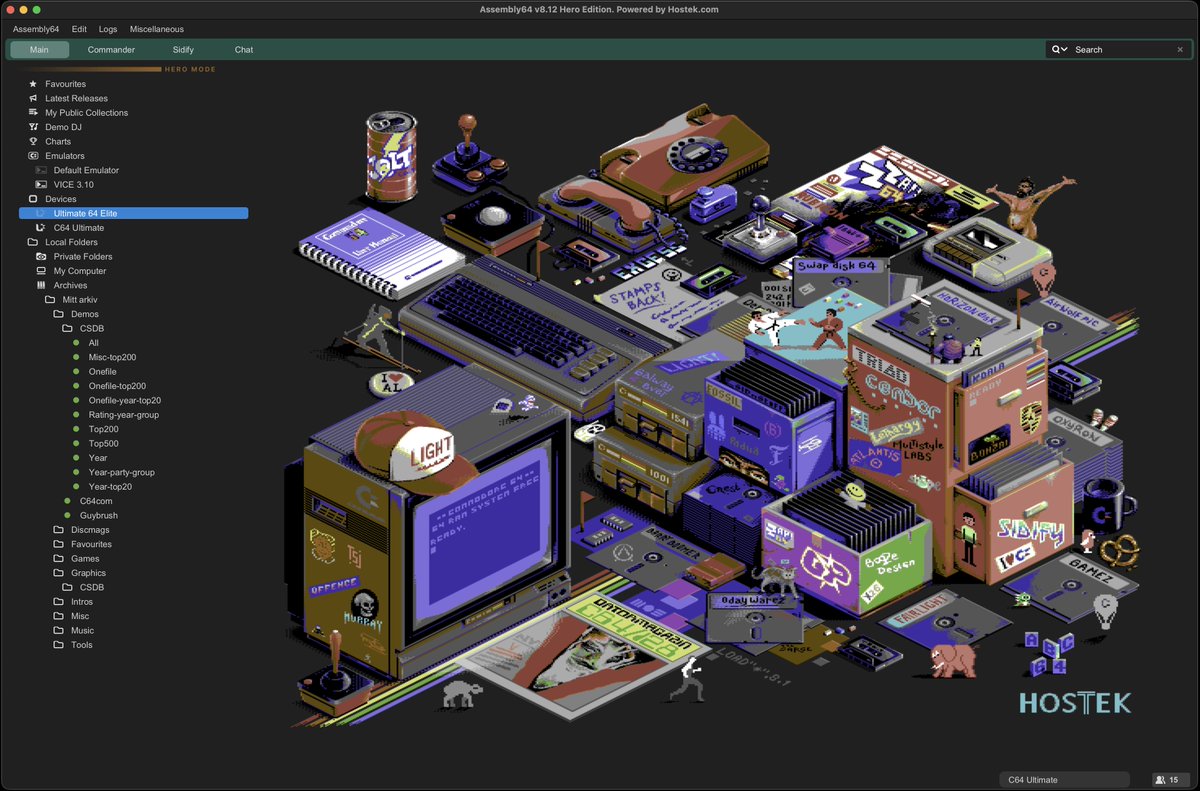 j_ljunggren's tweet image. Assembly 64, the ultimate tool for archiving, browsing, and enjoying everything ever released for the C64.
It started as a simple downloader and evolved into a powerful, feature-rich platform.
A true passion project, crafted for a smooth and intuitive experience.
#c64 #retro