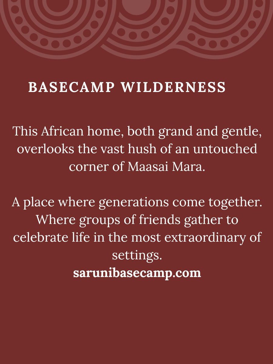 Saruni Basecamp tweet media