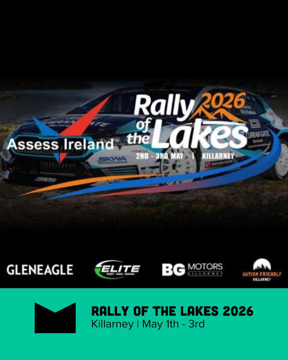DiscoverKerry_'s tweet image. 🎉 What’s On in KerryFrom Castleisland 800 and Rally of the Lakes to Féile na Bealtaine, MOYA in Ballybunion, sci-fi in Portmagee, trail running in Waterville &amp;amp; more — 

Kerry is full of events this week 💚✨👉 discoverkerry.com/whats-on/#Disc… #WhatsOnKerry #KerryEvents