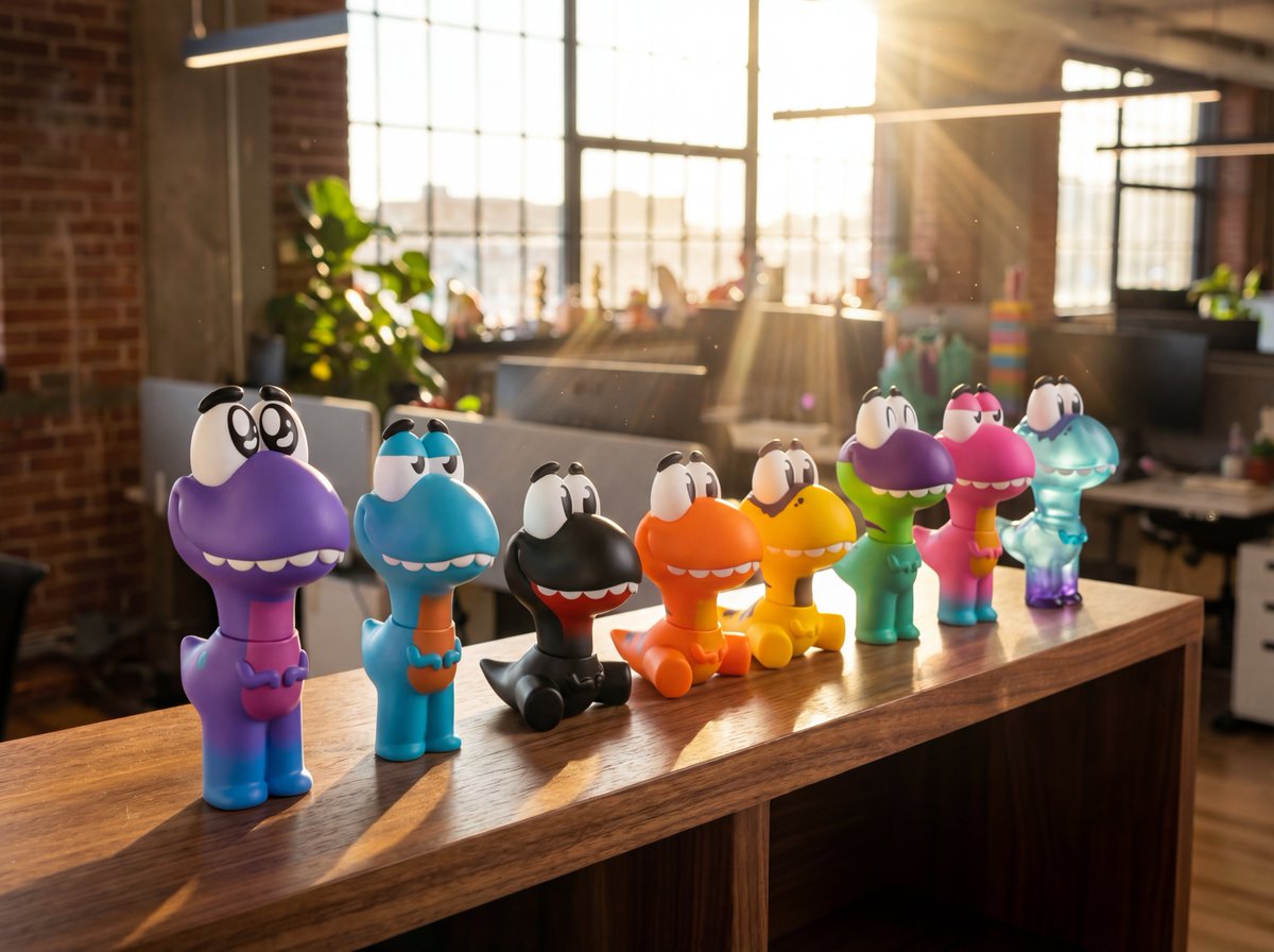 Digital to Physical, the @claynosaurz designs and skin patterns and modular collector's approach was built with purpose, built for scale