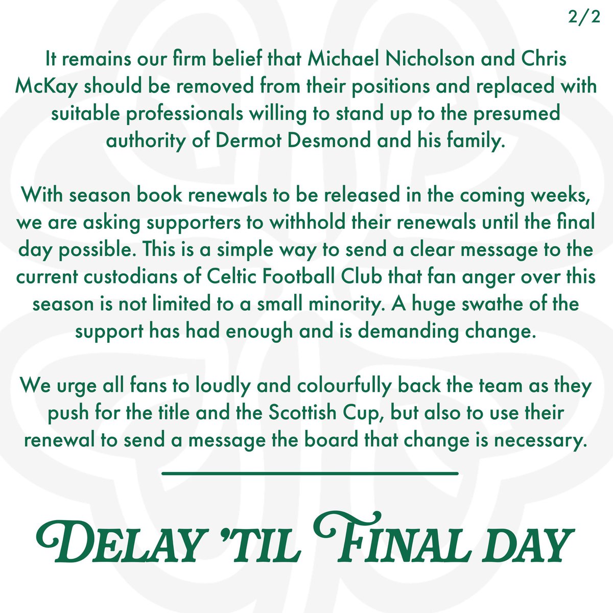 Celtic Fans Collective tweet media