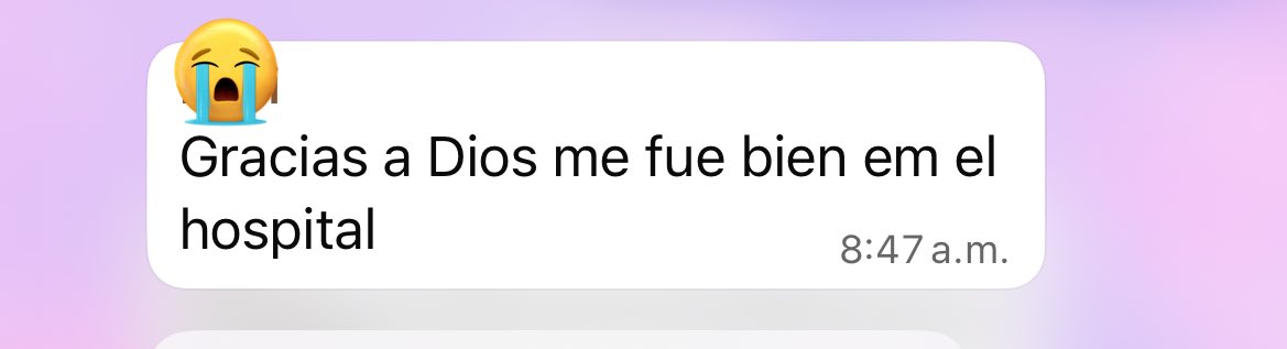 Paoola14_'s tweet photo. Después de esperar este mensaje por 10 años hoyyyyyy Dios me hizo el milagro!! https://t.co/lxvHZqogY0