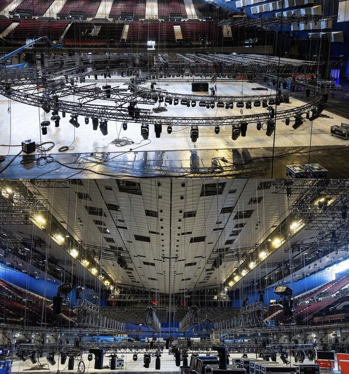 EurovisionNewZ's tweet photo. 🚨🇦🇹First photos from the #Eurovision 2026 stage construction! https://t.co/Rz4y8BDC3g