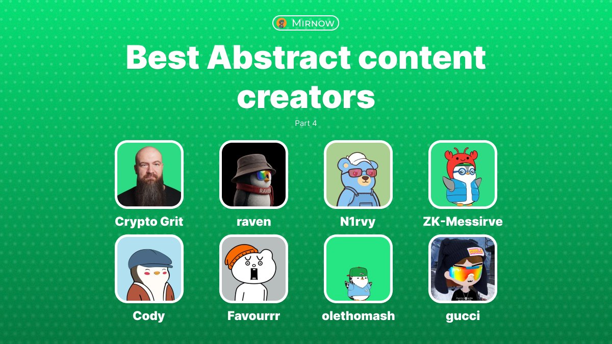 Best Abstract Content Creators | Part 4 This is another part of the ...