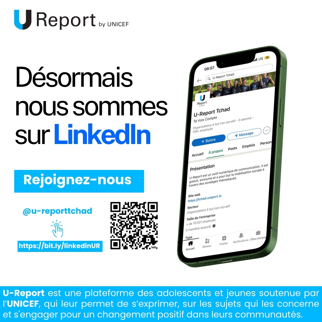 U-Report Tchad tweet media