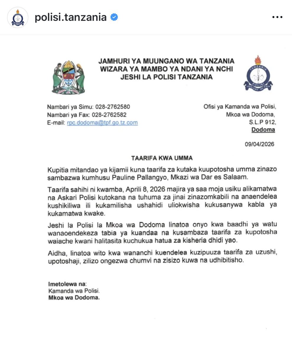 Maria Sarungi Tsehai tweet media