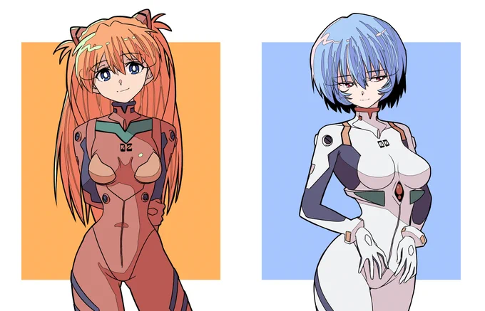#凍結祭りでフォロワー減ったから自己紹介して逆に増やす エヴァのファンアート描いてます! よろしくお願いします!