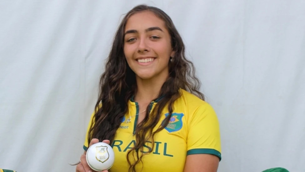 Probably not making headlines in Brazil, but the country’s Laura Cardoso has become the first player ever to take nine wickets in a T20 international, with figures of 9-4 against Lesotho. She achieved the feat in 3 overs as Lesotho were bowled out for 13 chasing Brazil’s 203.