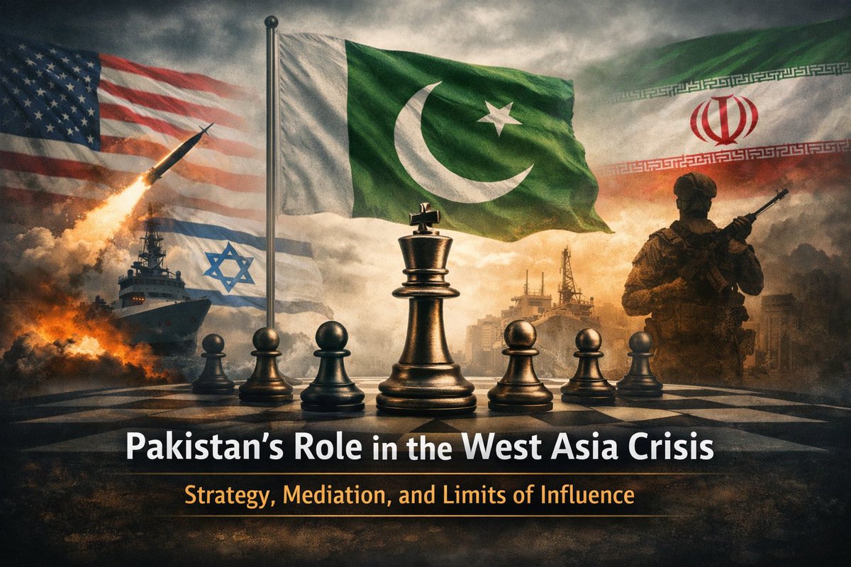 DaganLauren's tweet image. As a researcher of India’s foreign and security policy, I often stress a simple point: India cannot be fully understood without examining Pakistan as well.
That is precisely why Pakistan’s conduct during the current #WestAsia #crisis merits careful attention.
Amid the ongoing