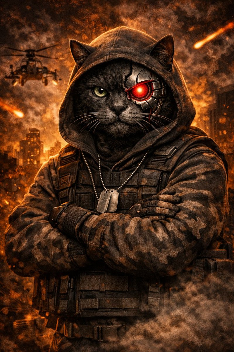 catminatorcoin's tweet photo. CATMINATOR MEME WAR — Day 3 is heating up 🔥😼

The memes are getting sharper.
The vibe is getting stronger.
And the first TG entries already look dangerous 👀
Still 4 days left.

1 SOL prize pool is on the line.

Got another one ready?
Drop your meme/art in the TG chat — only TG submissions count.

Best entries can become official Catminator content and part of the future sticker pack.
No lazy spam. Bring real vibe and style.

TG link in first reply 👇
Born by AI. Ruled by Cats. 😼

#Catminator #MemeWar #Solana