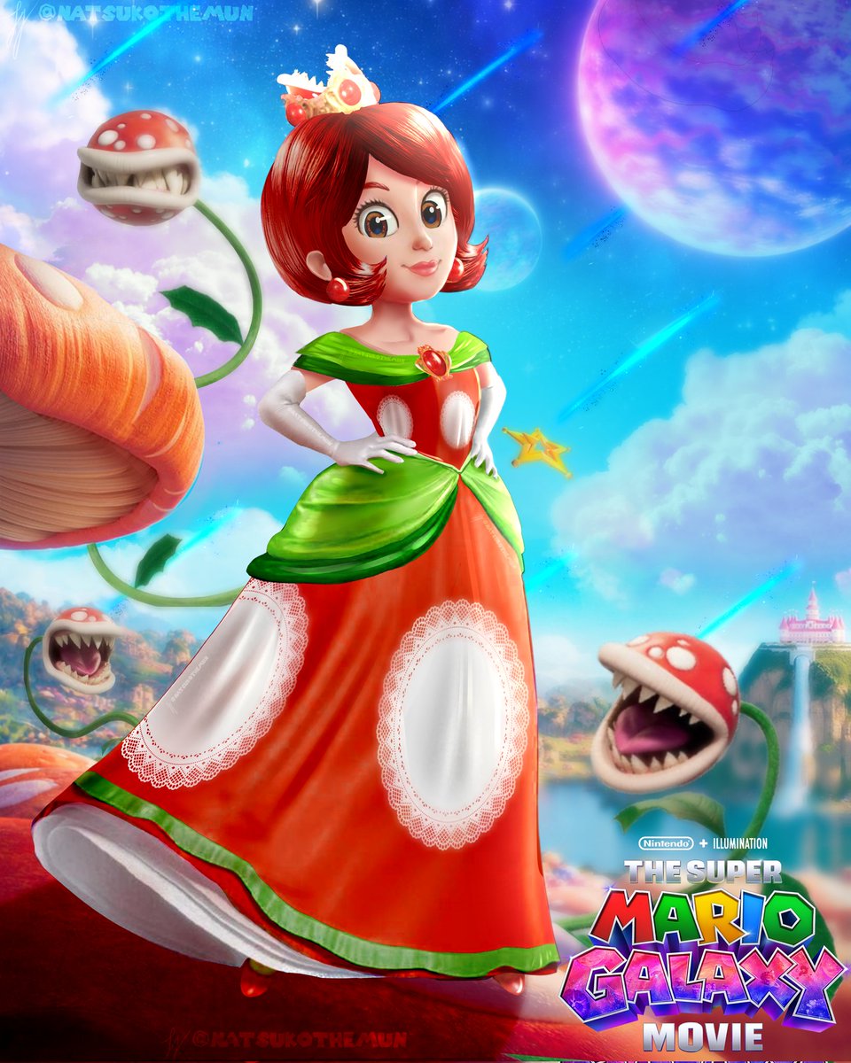NatsukoThemun's tweet photo. DID YOU KNOW PRINCESS CHERRY WAS IN THE MARIO GALAXY MOVIE ???๐
LMAOOO really, Im proud of how it turned out!!
My baby in Mario movie render style๐ฅน
Art/ocs is mine dont copy/repost
#supermariobros #supermariogalaxymovie #princesscherry #supermarioocs https://t.co/chphI9rVbv