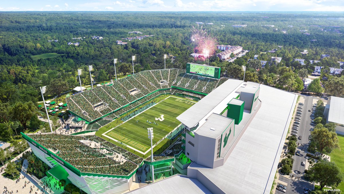 USouthFlorida's tweet image. In a new era of college athletics, #USF is embracing and investing in change like never before.

From building an on-campus stadium to funding revenue sharing for student-athletes and hiring the country’s first-ever CEO of Athletics, work is underway and our trajectory is clear.