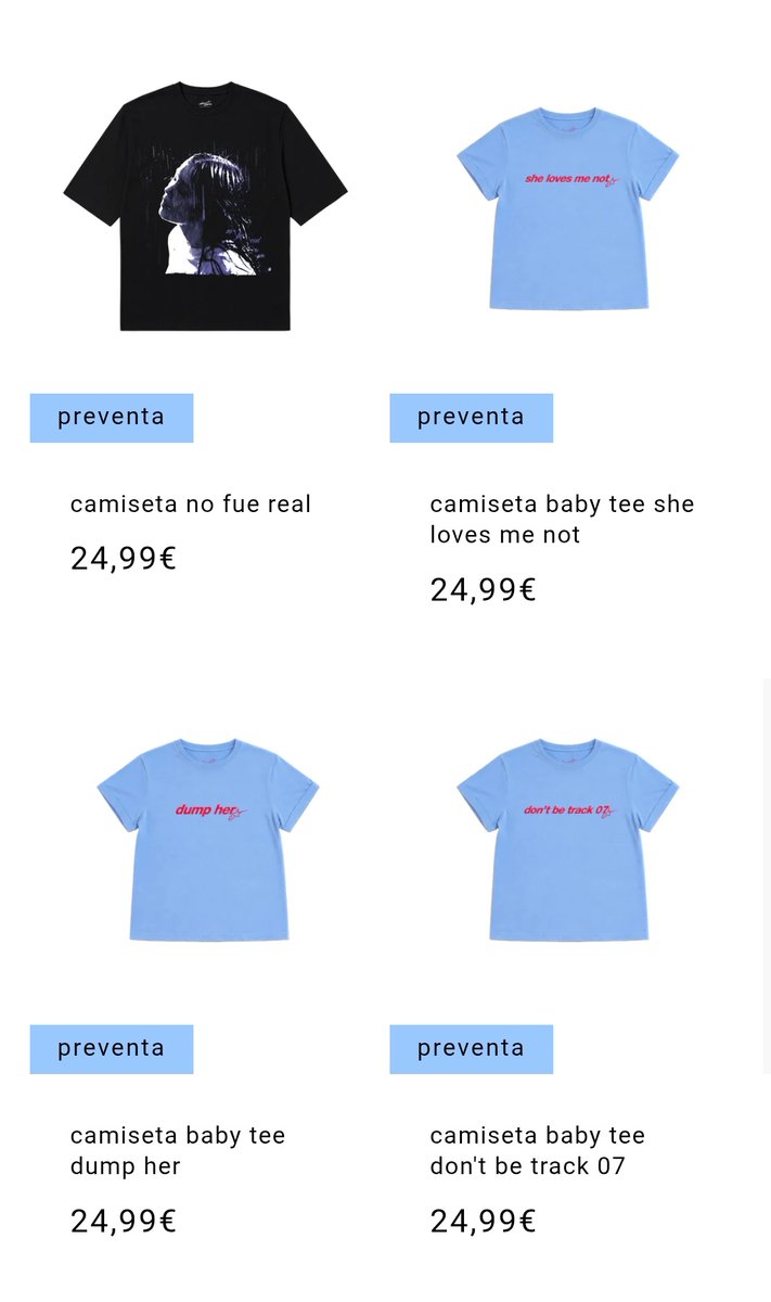 🆕 | Estas son las distintas opciones de "no fue real", el primer álbum de Chiara Oliver, y el merch de esta nueva era 💙

🔗: chiaraoliveroficial.com/collections/no…