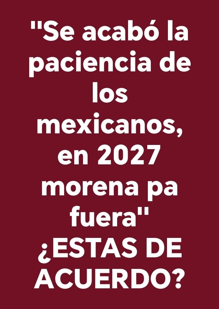 El Cimiento del segundo piso de la Cuarta Transformación de 
<a href="/Claudiashein/">Claudia Sheinbaum Pardo</a>
esta lleno de  sangre, dolor y Mexicanos desaparecidos  

#MorenaEsUnPeligroParaMéxico 
#NiUnVotoAMorena en 2027