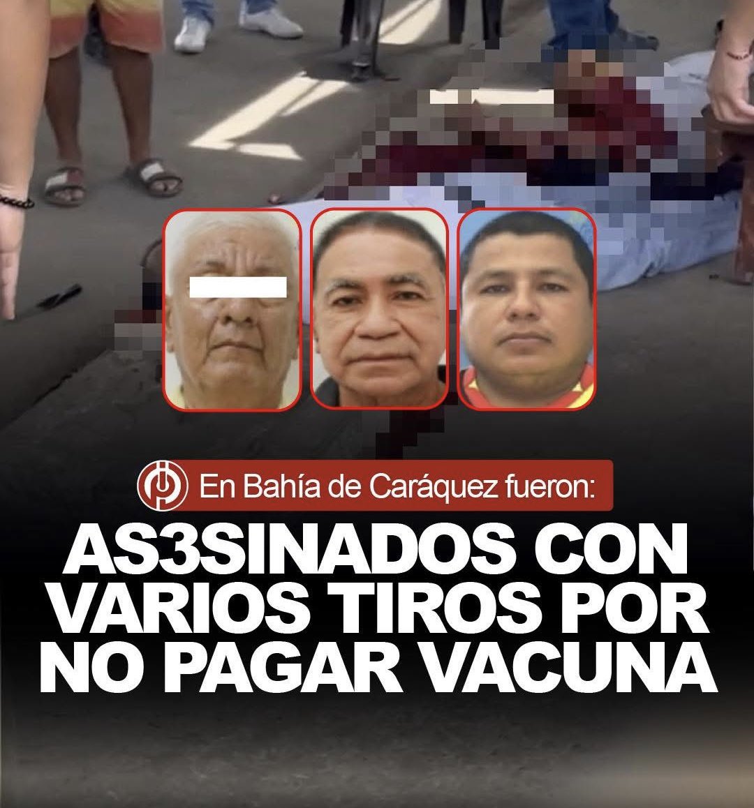 <a href="/radio_pichincha/">Radio Pichincha</a> Ayer en Bahia de Caráquez, por no pagar vacunas.. Y así toda la comunidad está vacunada.

Y este sinvergüenza dice que hay “más paz”.