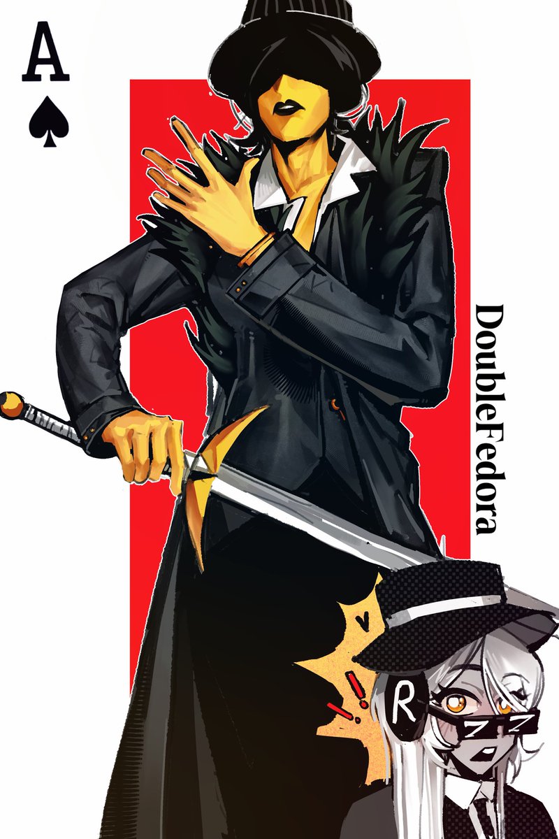 LIZI_Hans's tweet image. #doublefedora 
#roblox #robloxforsaken 
#mafiosochance 
是我自己设计的性转