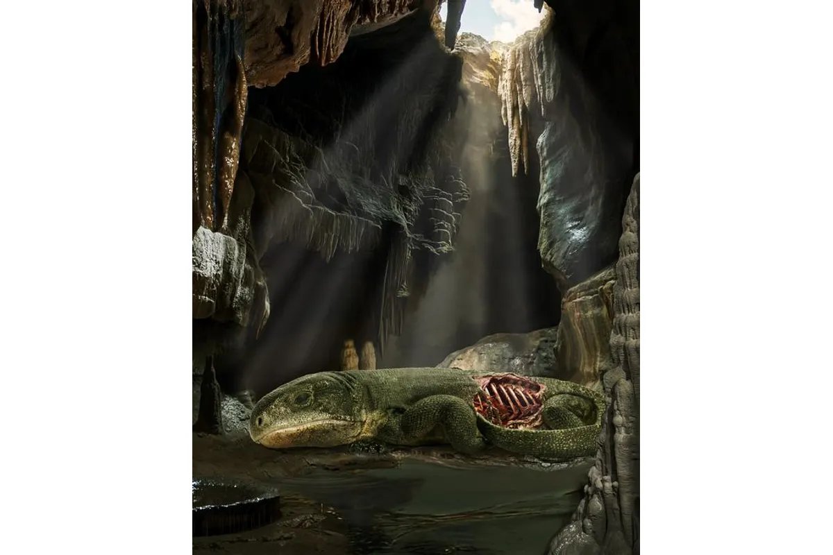 Mummified early Permian reptile reveals ancient amniote breathing apparatus
nature.com/articles/s4158…

Image Credit: Dr. Michael DeBraga