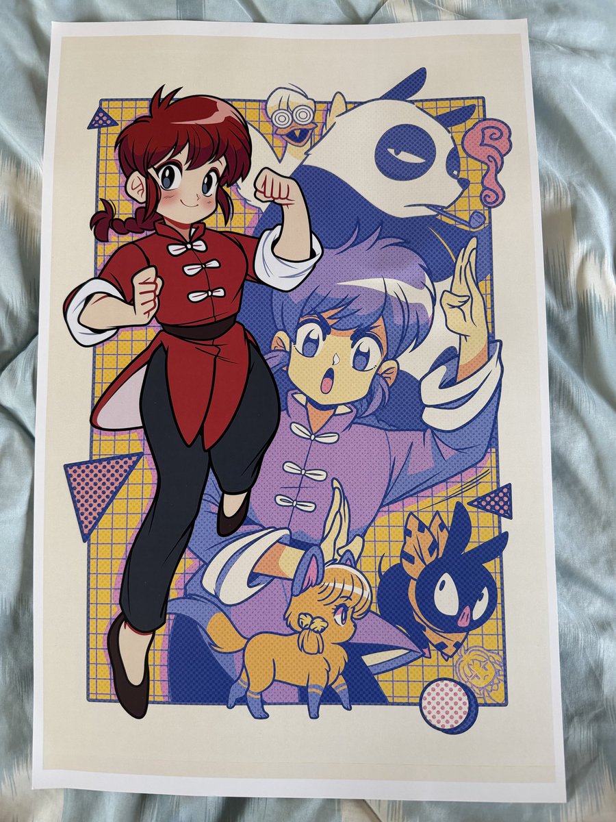 Lum_Squad's tweet photo. Urusei Yatsura and Ranma 1/2 prints made by @digitoonie I got at #AnimeBoston! https://t.co/ERymqVTKvs