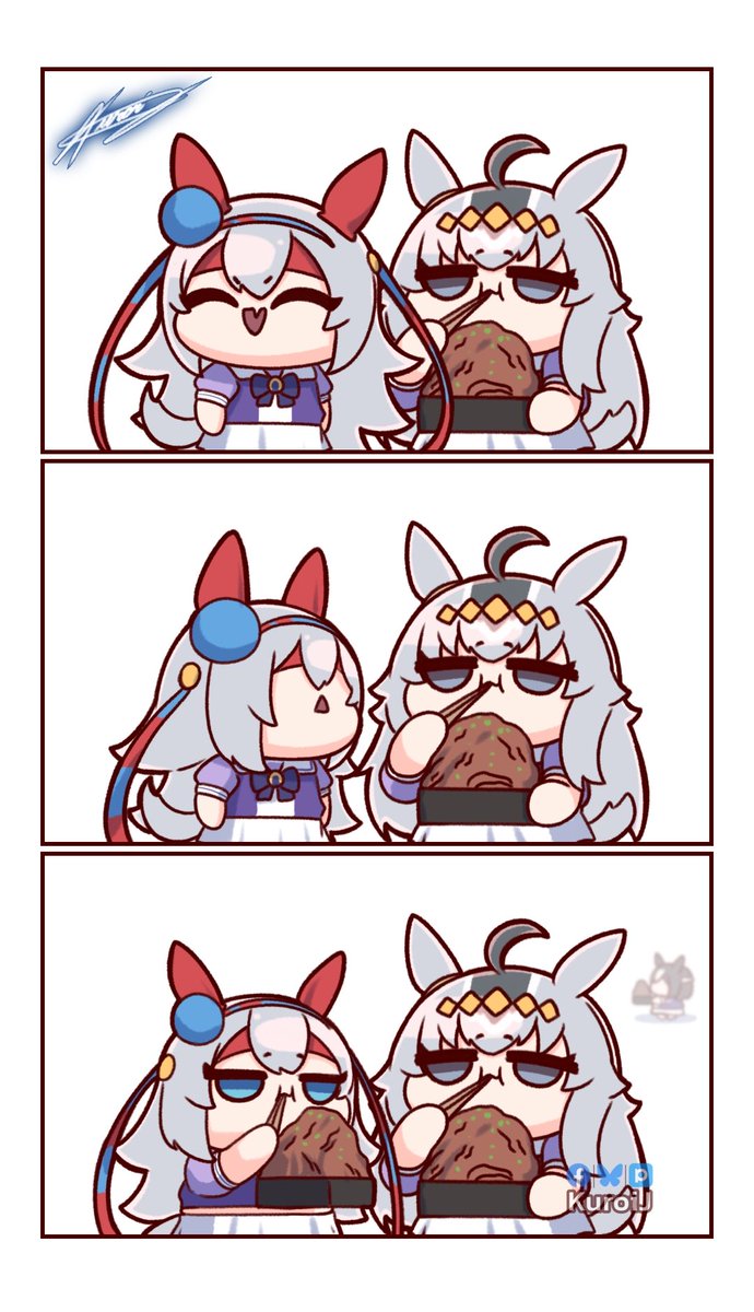 KuroiJArt's tweet photo. 🥢🥡🥢

#KuroiJ #umamusume #ウマ娘 https://t.co/FTAyw0z6yP