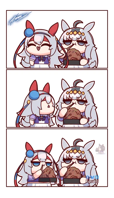 🥢🥡🥢

#KuroiJ #umamusume #ウマ娘 