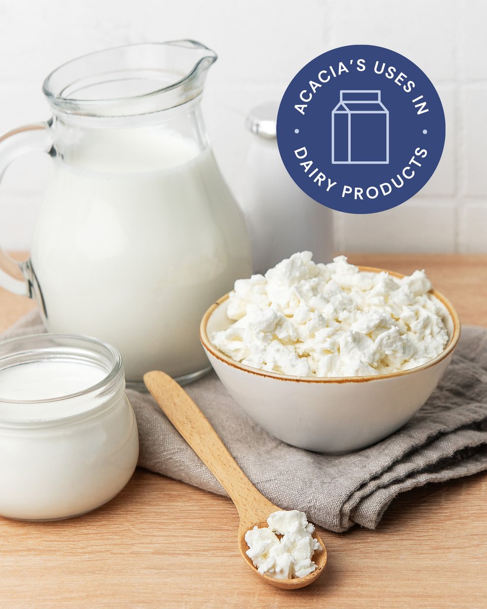 iscgums's tweet photo. From yogurt and ice cream to flavored milk and dairy alternatives 🥛🌿

#Acacia improves texture, #enhances creaminess &amp; maintains consistency—while adding #fiber and supporting clean-label, plant-based formulations. ✨ https://t.co/EvUQfSJrLU