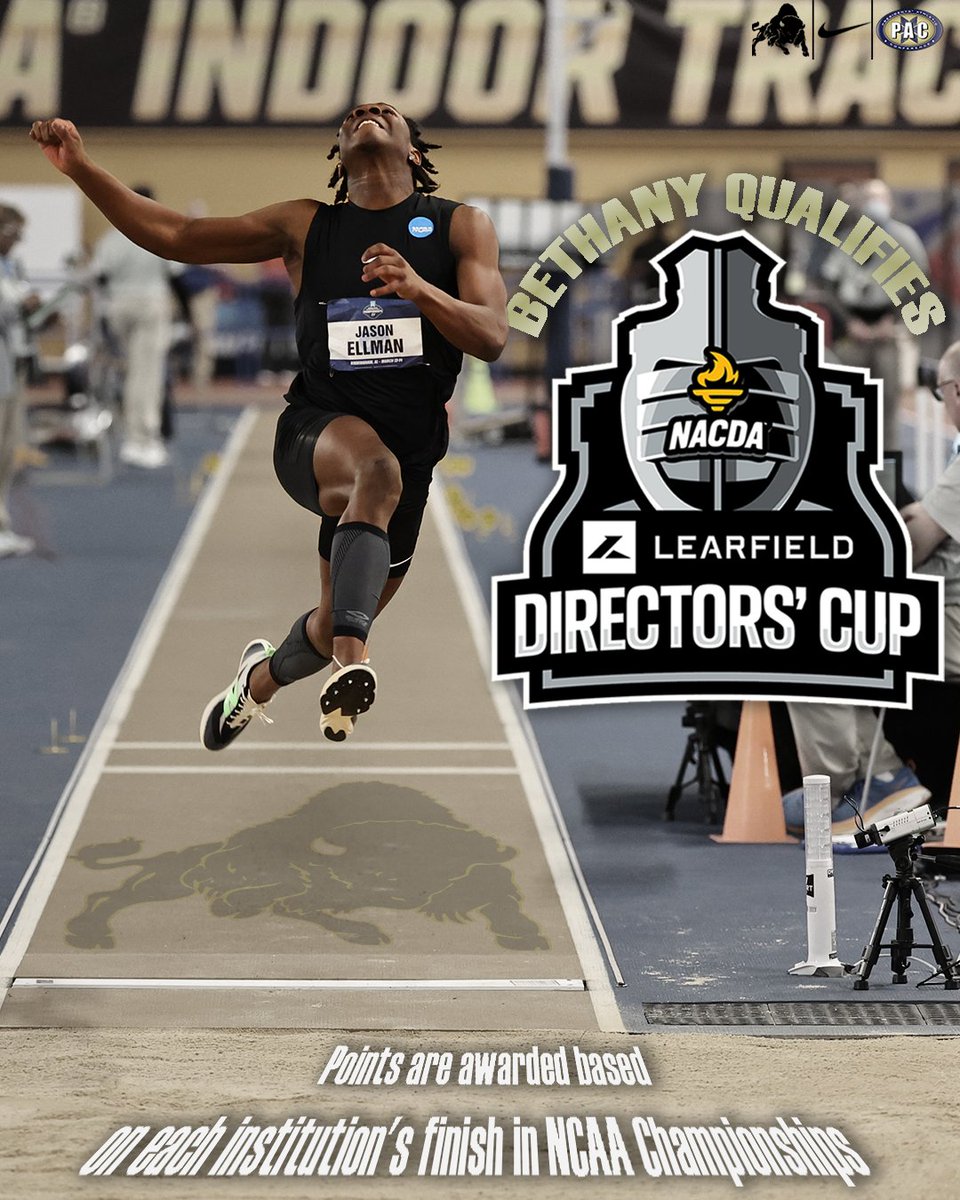 BethanyWV_Bison's tweet photo. Bethany was named as a qualifier for the NACDA Learfield Director's Cup- leaning on Jason Ellman's AA Finish for @BethanyWV_TFXC

The Cup serves to highlight athletic excellence at all DIII institutions across the country. 

And your Bison are apart of that list! #RollBison https://t.co/EruQDDni8i