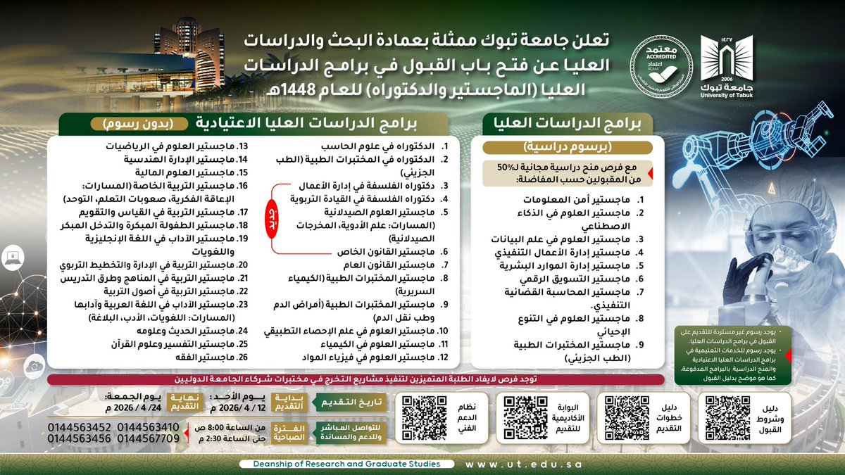 جامعة تبوك tweet media