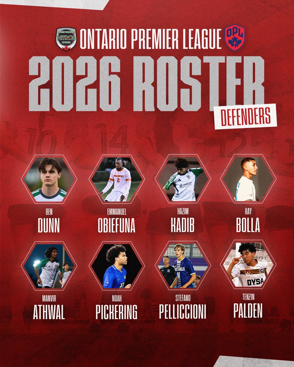 NT_SoccerClub's tweet photo. OPL Men’s Roster Announcement ⚽🔥
Our Men’s squad for the upcoming OPL season is set.
A competitive group ready to step in, perform, and represent all season long 👊
#Nitros #OPL #NTN https://t.co/3W8m0xbueY