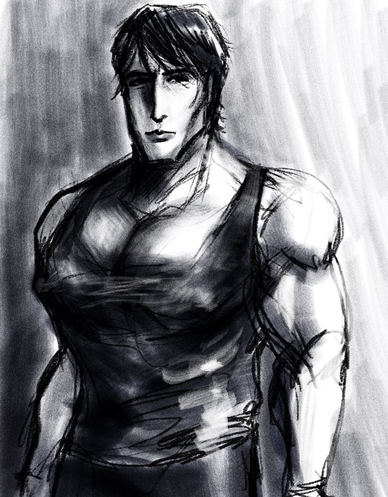 Dad picked me up 2 hrs late so I drew trotn roznor on friend’s ipad