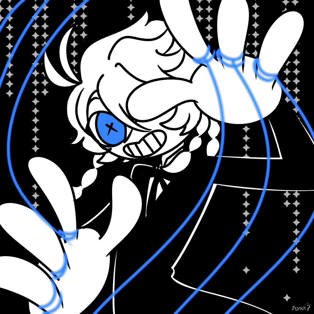 FluorescentArt's tweet image. [#Artavio / #AColdBlueDay / #OctaBDAY2026] i contributed three songs and a guestbook doodle to this project!! happy 23rd, mr ocho