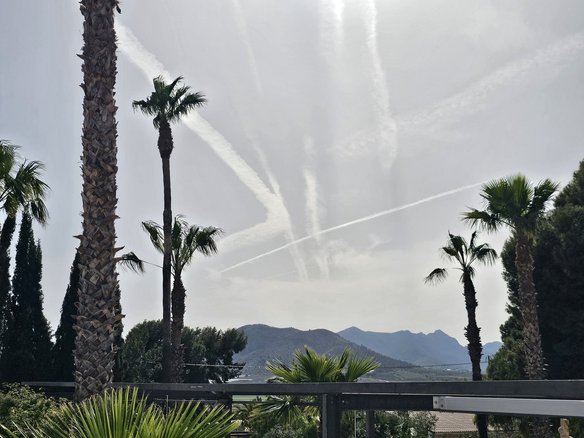 SpanglishBloke's tweet photo. @Ryanair an eternity of damnation in hell is too good for you lot. #Geoengineering #ChemicalWarfare #PlanetKillers #ClimateHoax #Chemtrails #PollinatorExtinction #PoisonedWell #Agenda2030 https://t.co/lh7dOMiTJF