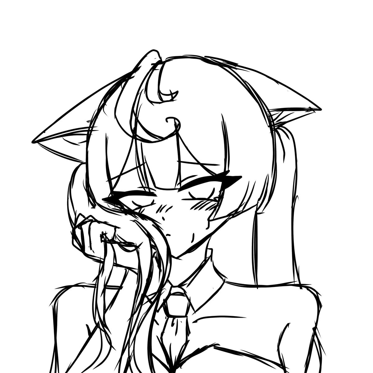 <a href="/Lupus__00/">喫茶 LUPUS</a> 
バニーが流行ってるっぽかったので顔を髪で隠すネタのついでに描きました