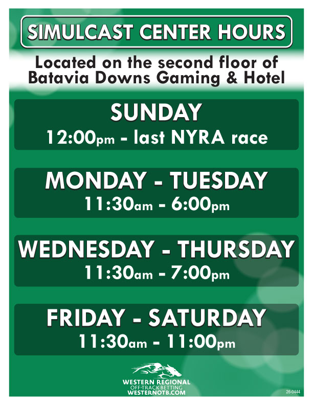 Batavia Downs Racetrack tweet media