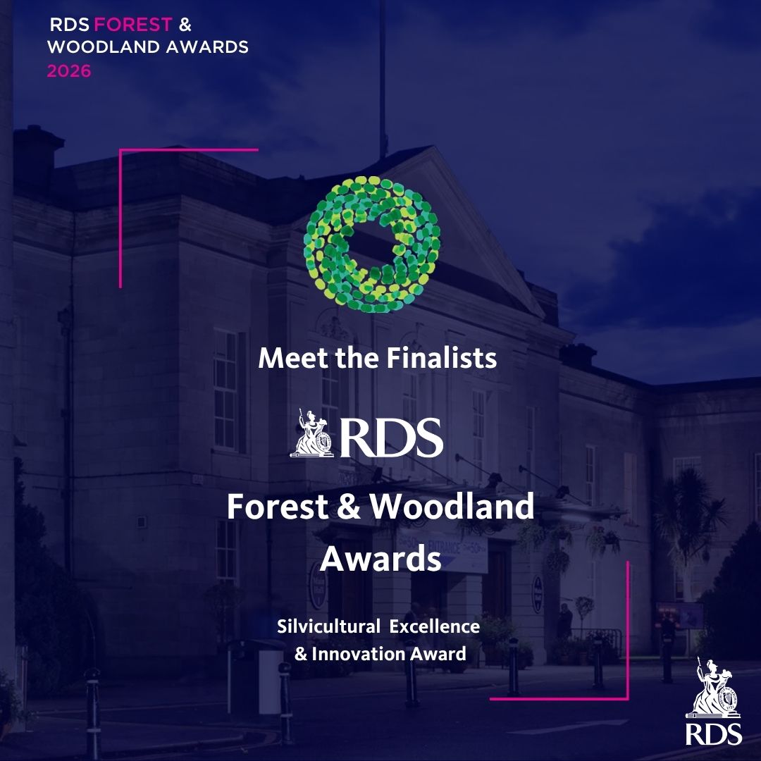 TheRDS's tweet photo. Congratulations to the Finalists of the 2026 RDS Forest and Woodland Awards 🎉

Silvicultural Excellence & Innovation Award Category:
🌳Ailbhe Gerrard
🌳Blessington Lake Forest Estate, ESB
🌳Castlelough Forest
🌳John Butterfield
🌳Michael O'Neill
🌳Olive Leahy
🌳Sean Eustace
🌳Stephen Strong

The Silvicultural Excellence & Innovation Award Category recognises excellence in the management of a forest (broadleaf, conifer, mixed or coppice) where timber production is the main management objective.

The winners of the RDS Forest and Woodland Awards will be announced at the RDS Foundation Festival, Finding Common Ground.

The RDS Forest and Woodland Awards are delivered in collaboration with the Department of Agriculture, Food and the Marine, @Teagasc and @woodlandsofireland 

#RDSAgri #FindingCommonGround #Forestry