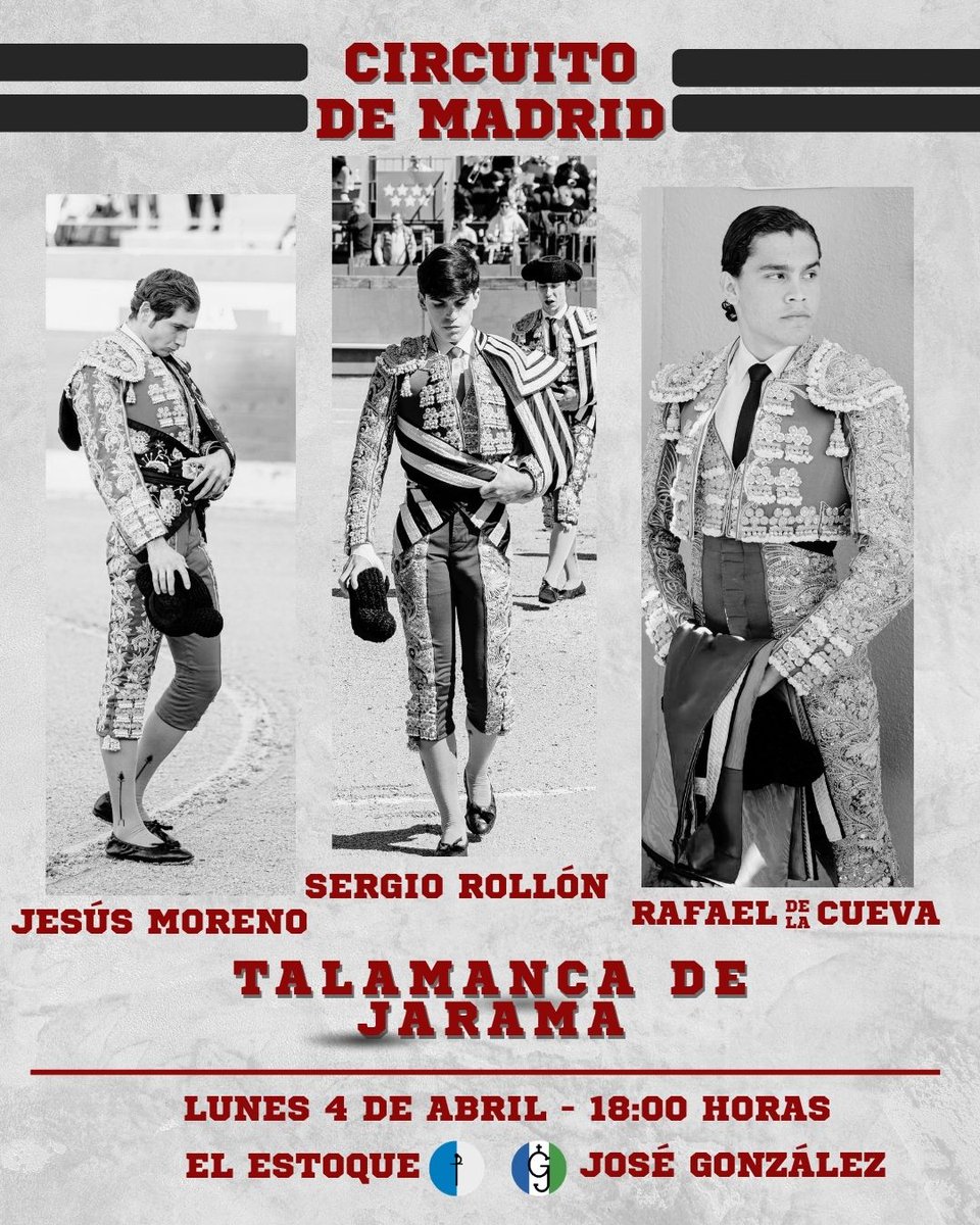 💥¿𝗡𝗼𝘀 𝘃𝗲𝗺𝗼𝘀 𝗲𝗹 𝗹𝘂𝗻𝗲𝘀?

🏆Recuerda que tenemos la primera semifinal del Circuito de Madrid 2026 (18:00h)

🧨Y por la mañana (12:00h), encierro por las calles de la localidad 

🥘Tras el encierro, paella popular en el parque “El Rodeo”