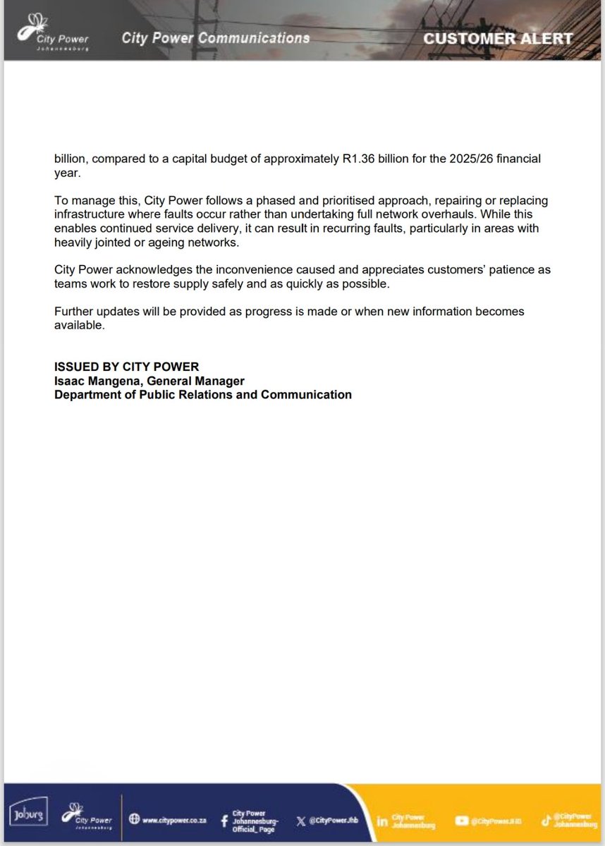 @CityPowerJhb tweet media