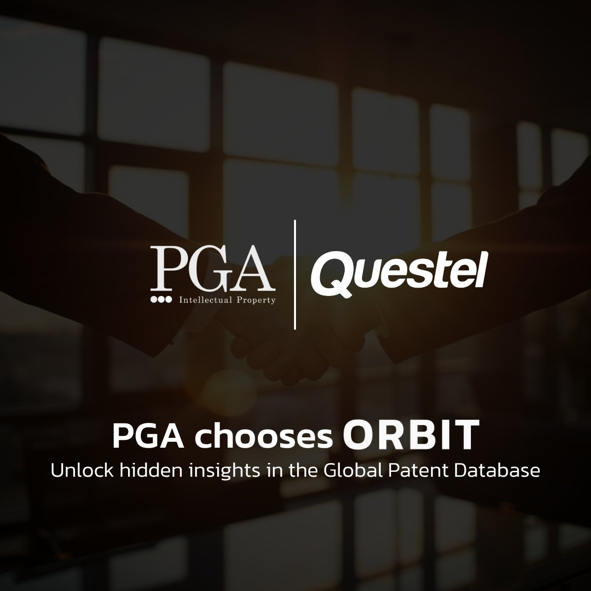 Questel_Group's tweet photo. PGA IP has selected #Orbit Intelligence to support its #patent intelligence activities. 📢
With its strong expertise in #IntellectualProperty consulting, PGA Intellectual Property assists clients in navigating complex #innovation landscapes. 
https://t.co/7yUMNtxz6B https://t.co/cArJnjC94O
