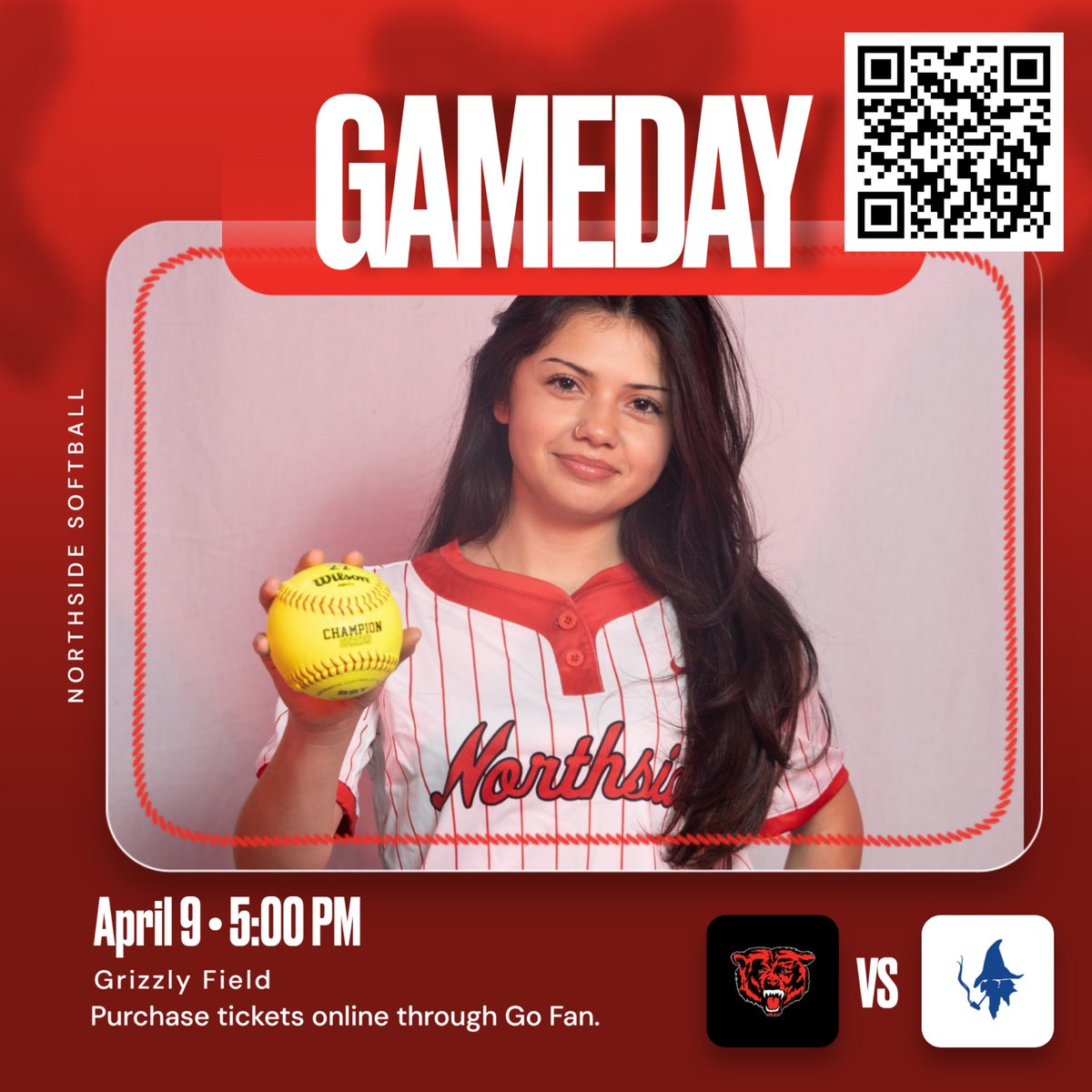 It’s Game Day! The Lady Bears host Rogers for a 6A West Conference game.  ❤️🐻🥎 #NLBSoftball #FSPSAA #Steadfast