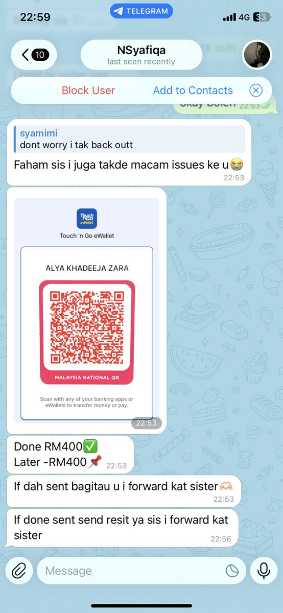__0423j's tweet photo. fuck you and ur sister la 😭😭😭 do not transfer money to this person ALYA KHADEEJA ZARA. she also used different qr to scam people so please try to search their name first  #pasarzb1 #pasarnct #pasartreasure #pasarscammer https://t.co/HWkvMfGlMX