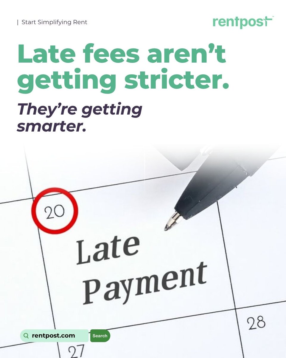 rentpost's tweet image. Late fees are no longer just penalties.

RentPost helps track payments clearly so enforcement becomes consistent.

#RentCollection #RentPost #PropertyManagement #LateFees #PMSoftware #TenantPayments #RentalIncome #LandlordTools #RealEstateOps #PaymentTracking