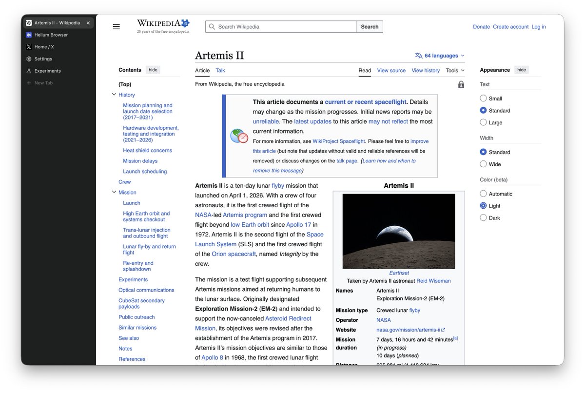 Helium tweet media