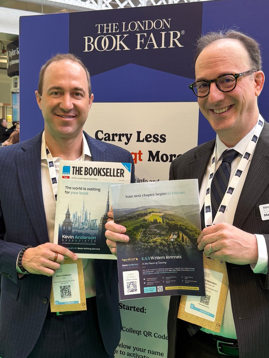 KAWriting's tweet photo. KAA was proud to have a leading role at the 2026 London Book Fair—and occupy the FRONT PAGE of The Bookseller on opening day!

We were also honored to host a roundtable on AI, ghostwriting, and authenticity that became a defining moment of the fair. https://t.co/Uz5bsfoP4F